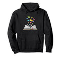 Fluttering Pages Butterfly Book Hoodie - Aesthetic Graphic Unisex - T-Shirt, Sweatshirt, Hoodie
