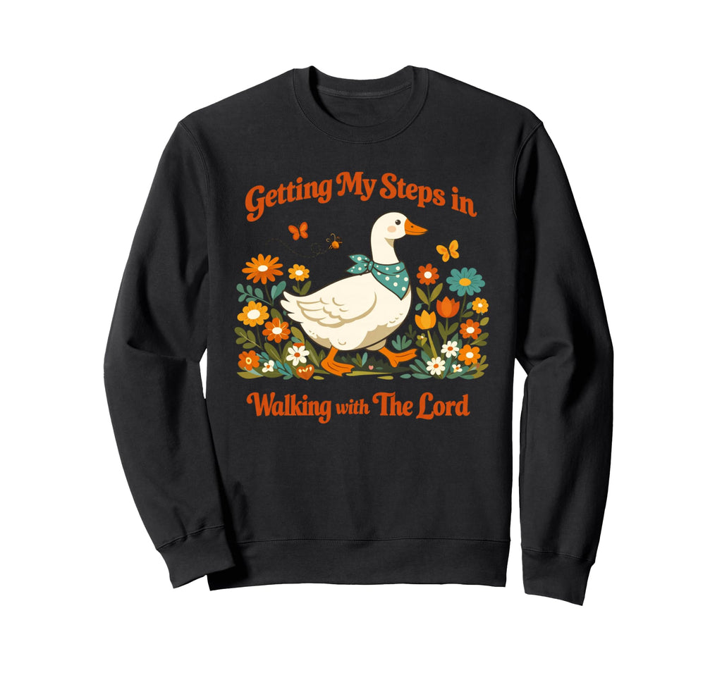 Getting My Steps Walking Lord Sweatshirt - Custom Art Print Unisex - T-Shirt, Sweatshirt, Hoodie