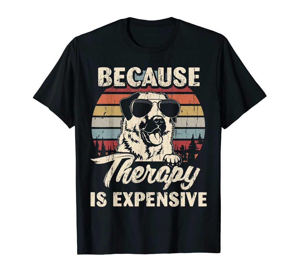 Anatolian Shepherd Dog Therapy Is T-Shirt - Custom Art Print Unisex - T-Shirt, Sweatshirt, Hoodie