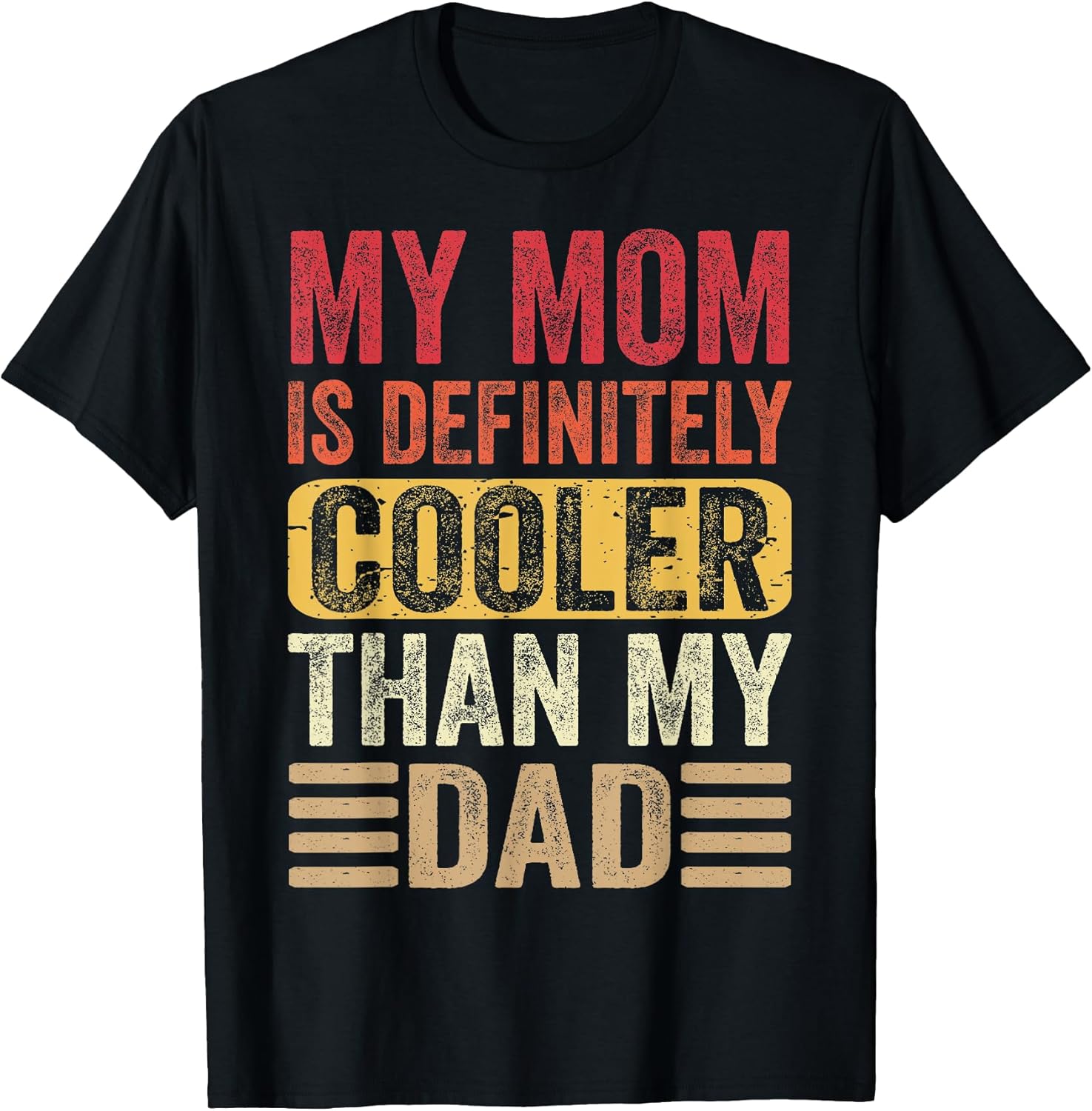 My Mom Is Cooler Than My Dad Merch Shop Unisex T-shirt, Sweatshirt, Hoodie, Long Sleeve Tee - T-Shirt, Sweatshirt, Hoodie
