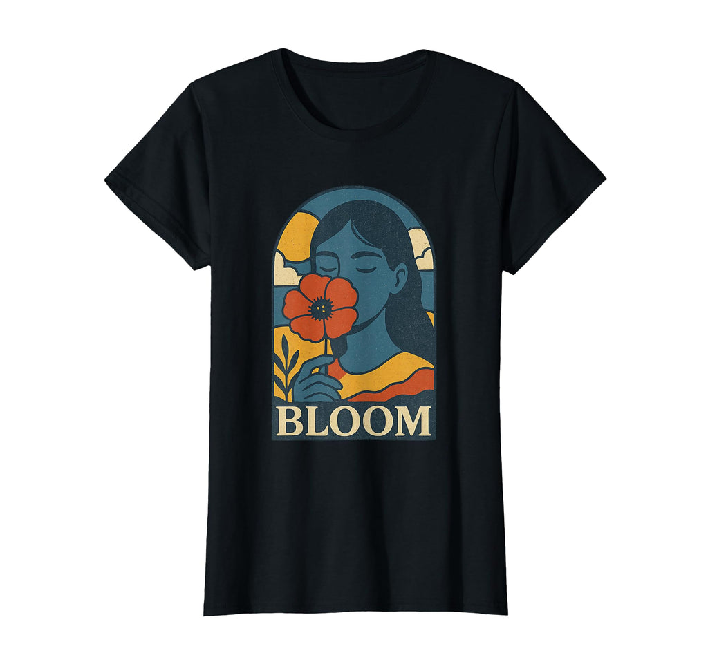 Bloom Boho Retreat Yoga Meditation T-Shirt - Trendy Graphic Men Women - T-Shirt, Sweatshirt, Hoodie