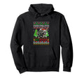 Overstimulated But Festive Santa Raccoon Hoodie - Custom Art Print Unisex - T-Shirt, Sweatshirt, Hoodie