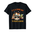 Book Lover Animal Reading Its Good Day To T-Shirt - Novelty Apparel Unisex - T-Shirt, Sweatshirt, Hoodie