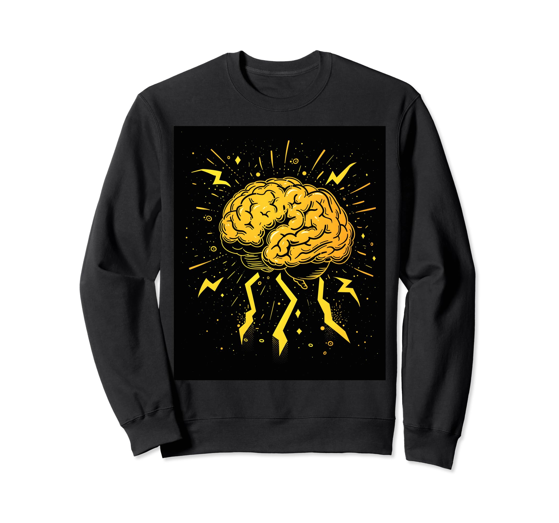 Gehirn Blitze Neurodivers Berstimuliert Hoodie - Novelty Apparel for Adults - T-Shirt, Sweatshirt, Hoodie