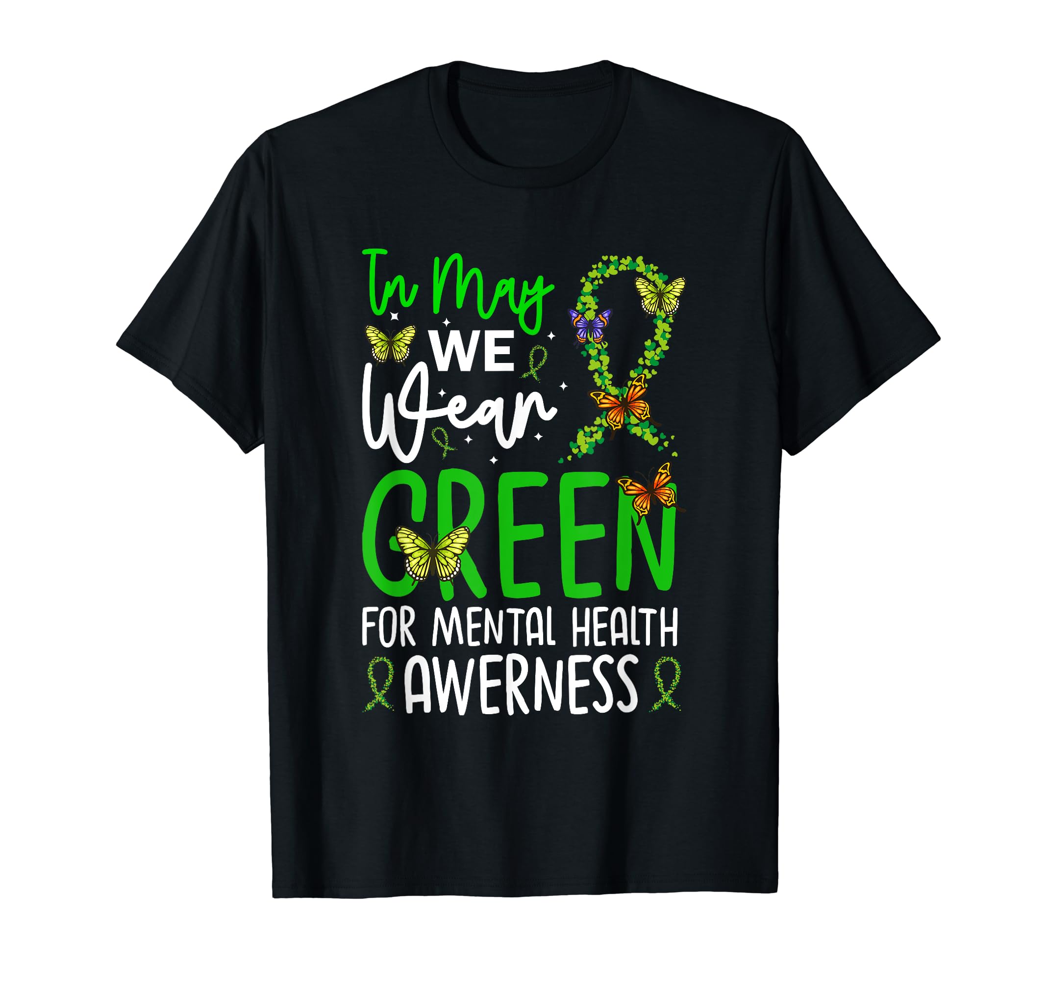 Mental Health Matters End Stigma T-Shirt - Custom Art Print for Adults - T-Shirt, Sweatshirt, Hoodie