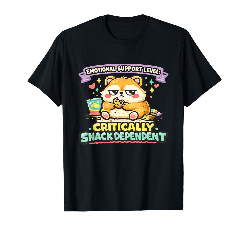Emotional Support Level T-Shirt - Casual Everyday Wear Men Women - T-Shirt, Sweatshirt, Hoodie