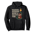 Book Dragon Fantasy Reader Cozy Reading Hoodie - Aesthetic Graphic Unisex - T-Shirt, Sweatshirt, Hoodie