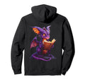 Dragon Reading Book Animal Hoodie - Casual Everyday Wear Men Women - T-Shirt, Sweatshirt, Hoodie