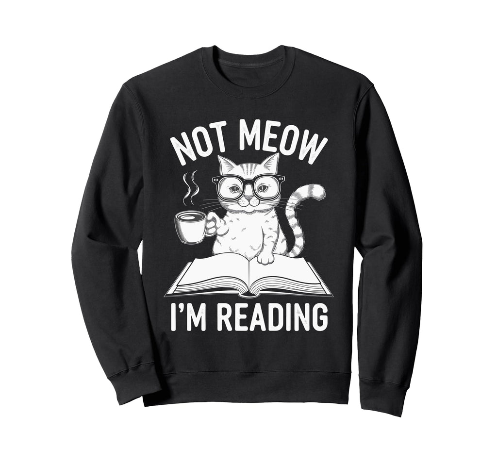 Cat Bookworm Bibliophile Reader T-Shirt - Aesthetic Graphic for Adults - T-Shirt, Sweatshirt, Hoodie