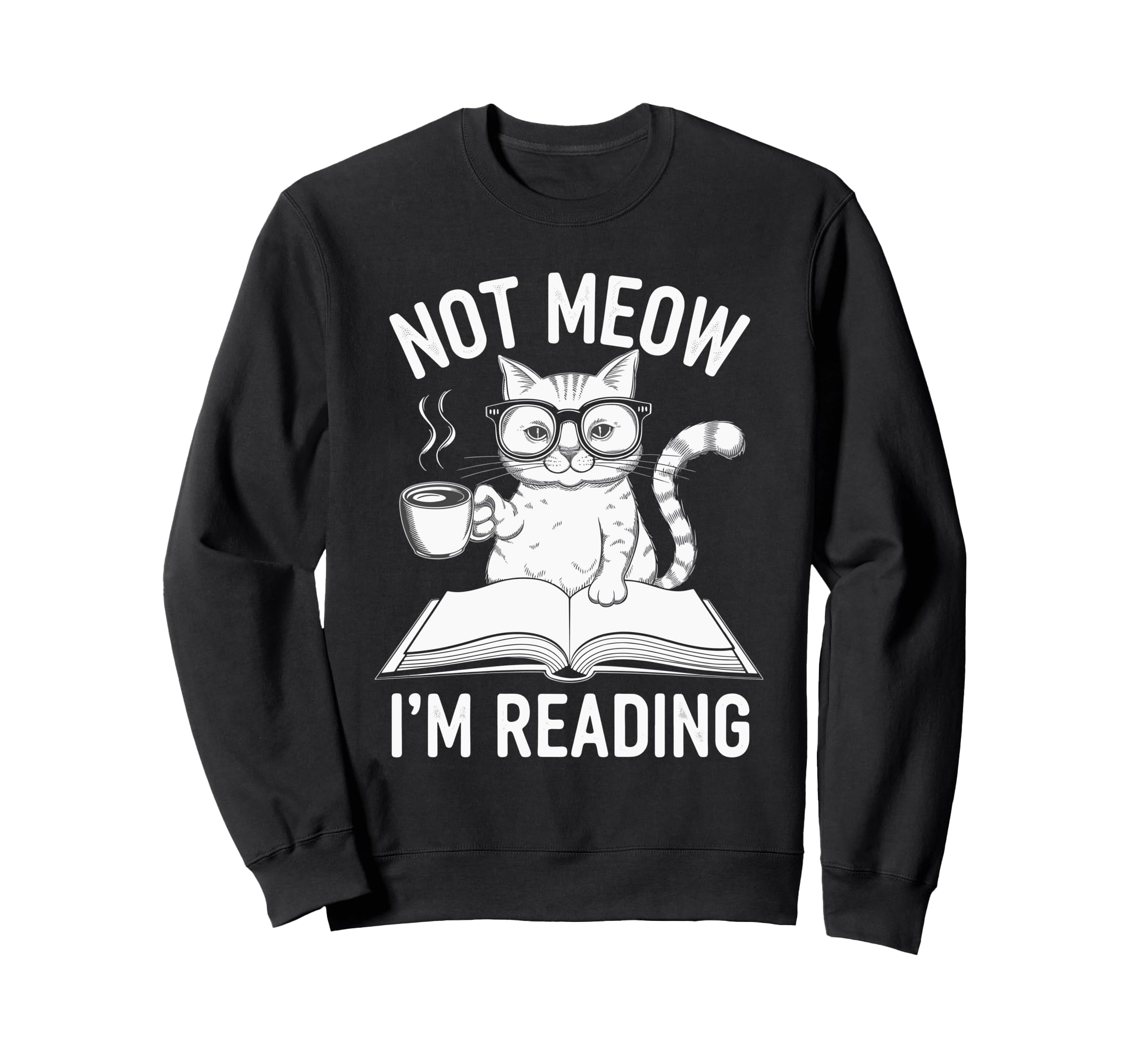 Cat Bookworm Bibliophile Reader T-Shirt - Aesthetic Graphic for Adults - T-Shirt, Sweatshirt, Hoodie
