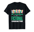 Funny Fictional Character Reader Bookworm T-Shirt - Graphic Print Unisex - T-Shirt, Sweatshirt, Hoodie