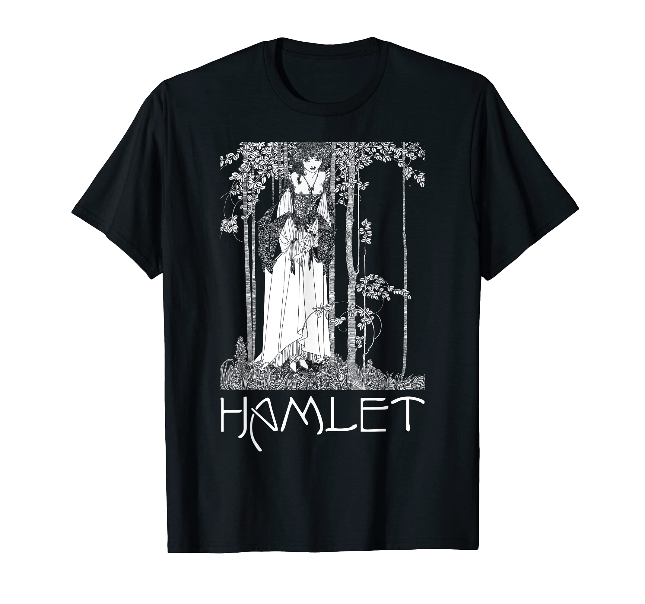 Shakespeare Hamlet Ophelia English T-Shirt - Graphic Print Unisex - T-Shirt, Sweatshirt, Hoodie