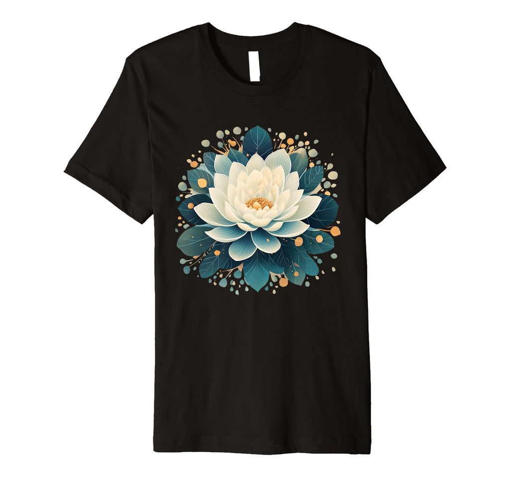 Lotus Flower Symbol Purity And Strength T-Shirt - Custom Art Print Unisex - T-Shirt, Sweatshirt, Hoodie