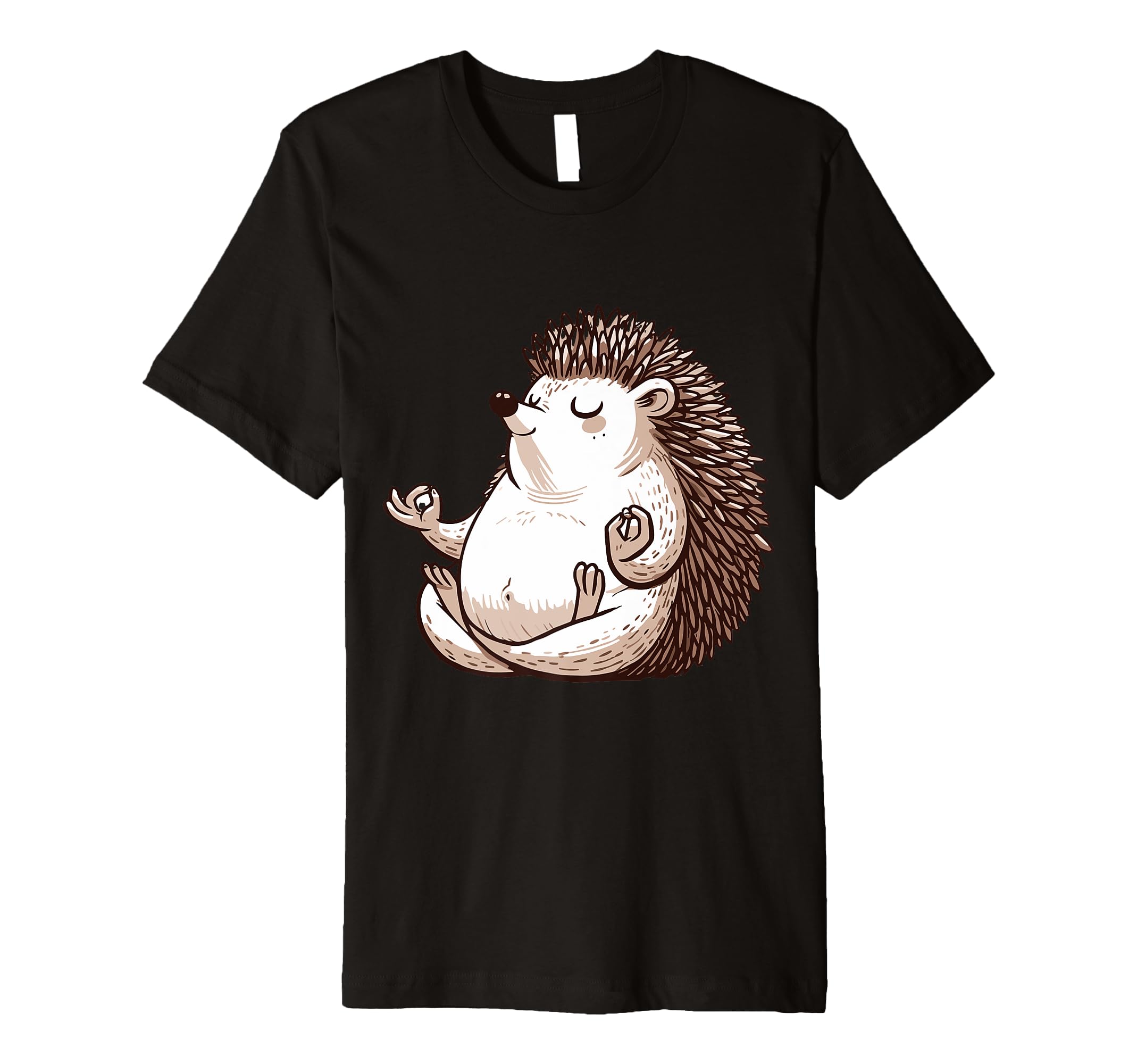 Meditation Hedgehog Yoga Pose Relaxing T-Shirt - Fun Novelty Design Unisex - T-Shirt, Sweatshirt, Hoodie