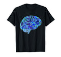 Brain Colorful Brain Science Art Love T-Shirt - Graphic Print for Adults - T-Shirt, Sweatshirt, Hoodie