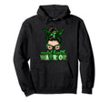 Mental Health Warrior Messy Bun Mental Hoodie - Novelty Apparel Men Women - T-Shirt, Sweatshirt, Hoodie