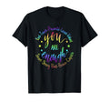 You Are Enough Powerful Lgbt Pride Lesbian T-Shirt - Trendy Graphic Unisex - T-Shirt, Sweatshirt, Hoodie