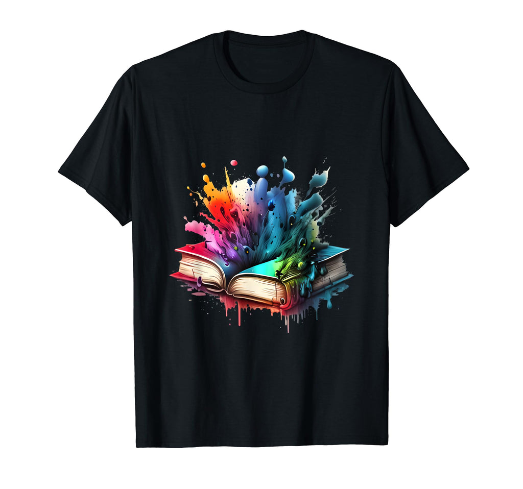 Book Illustration Book Reading Books T-Shirt - Aesthetic Graphic Unisex - T-Shirt, Sweatshirt, Hoodie