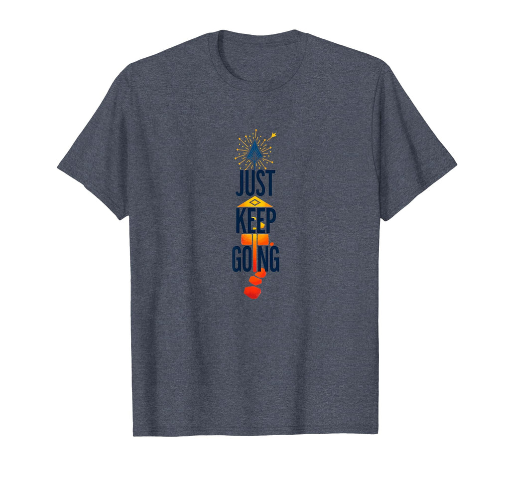 Just Keep Going Inspirational Arrow T-Shirt - Minimalist Print for Adults - T-Shirt, Sweatshirt, Hoodie