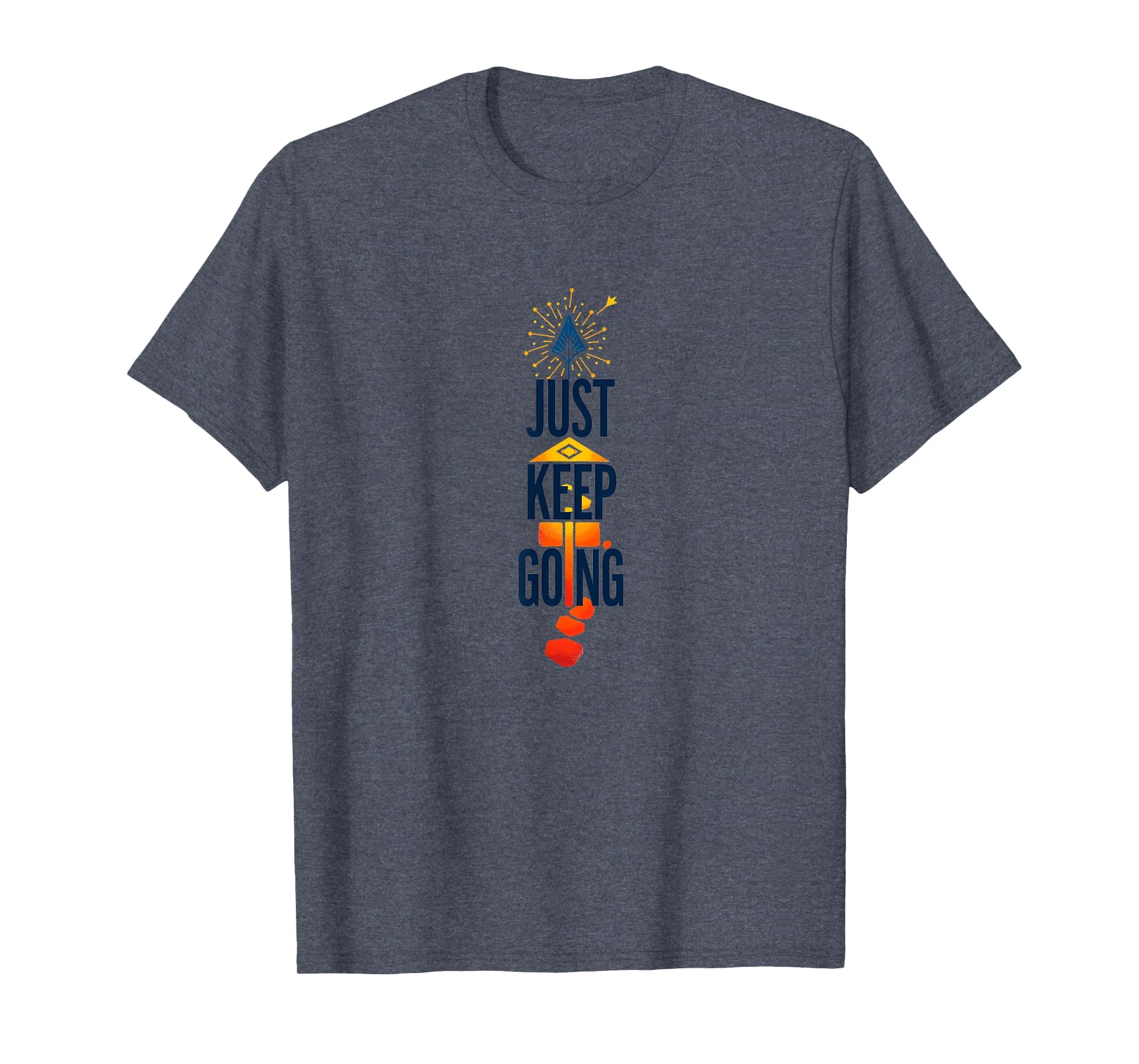 Just Keep Going Inspirational Arrow T-Shirt - Custom Art Print Men Women - T-Shirt, Sweatshirt, Hoodie