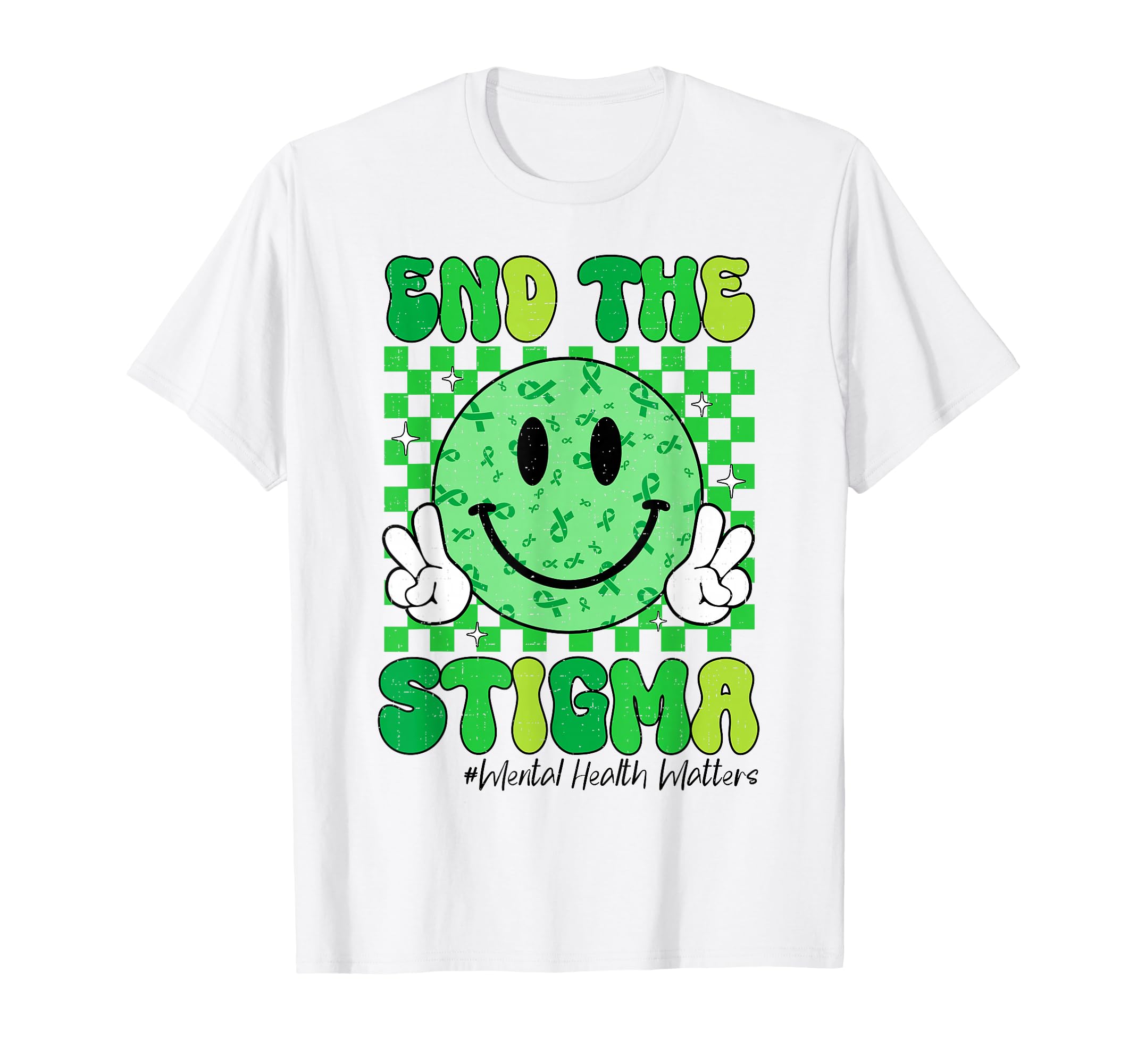 Mental Health Matters Awareness End T-Shirt - Custom Art Print Men Women - T-Shirt, Sweatshirt, Hoodie