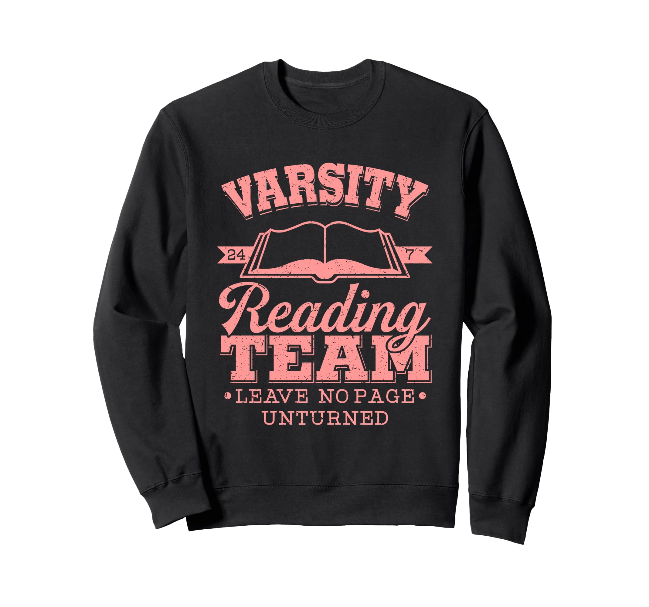 Bibliomania Varsity Reading Team Sweatshirt - Aesthetic Graphic Unisex - T-Shirt, Sweatshirt, Hoodie