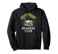 Night Reader Reading Bookworm Hoodie - Aesthetic Graphic for Adults - T-Shirt, Sweatshirt, Hoodie