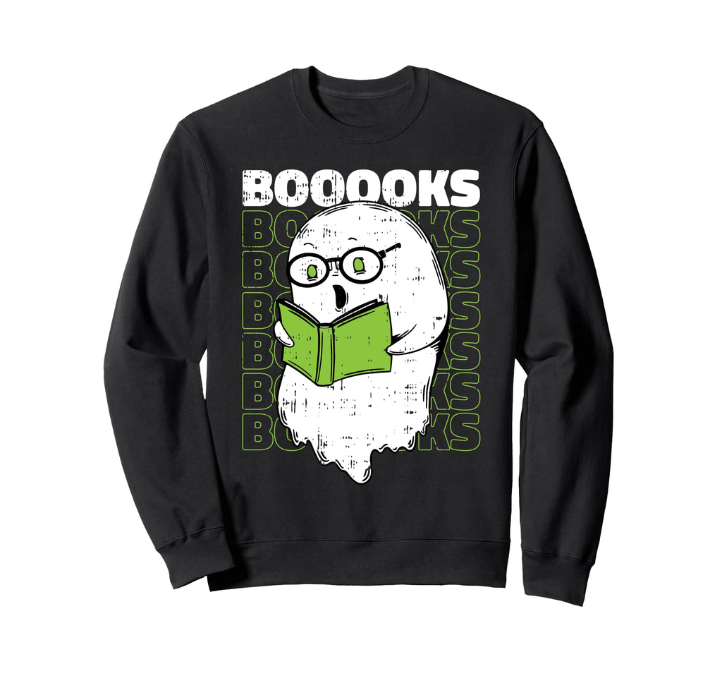 Boooooks Reading Book Lover Sweatshirt - Fun Novelty Design Men Women - T-Shirt, Sweatshirt, Hoodie