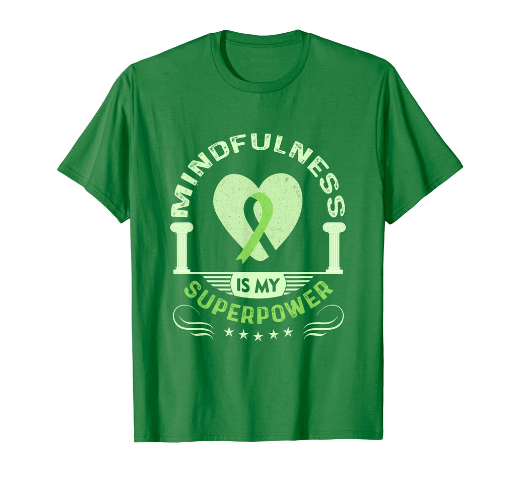 Mental Health Green Mindfulness Mental T-Shirt - Aesthetic Graphic Unisex - T-Shirt, Sweatshirt, Hoodie