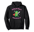 Getting My Steps Walking Lord Frog Hoodie - Graphic Print for Adults - T-Shirt, Sweatshirt, Hoodie