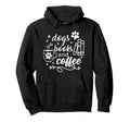 Dogs Books And Coffee Funny Pets Hoodie - Casual Everyday Wear for Adults - T-Shirt, Sweatshirt, Hoodie