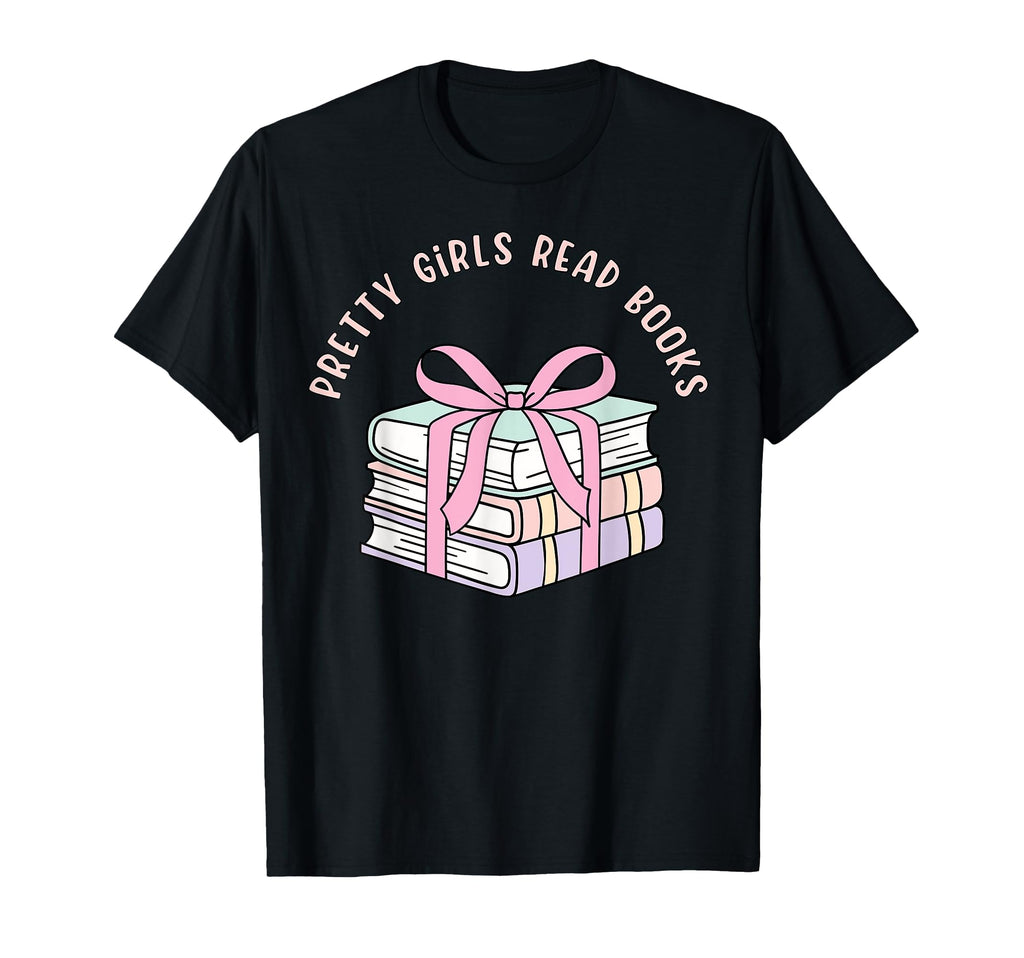 Book Lovers Pretty Read Books T-Shirt - Trendy Graphic Men Women - T-Shirt, Sweatshirt, Hoodie