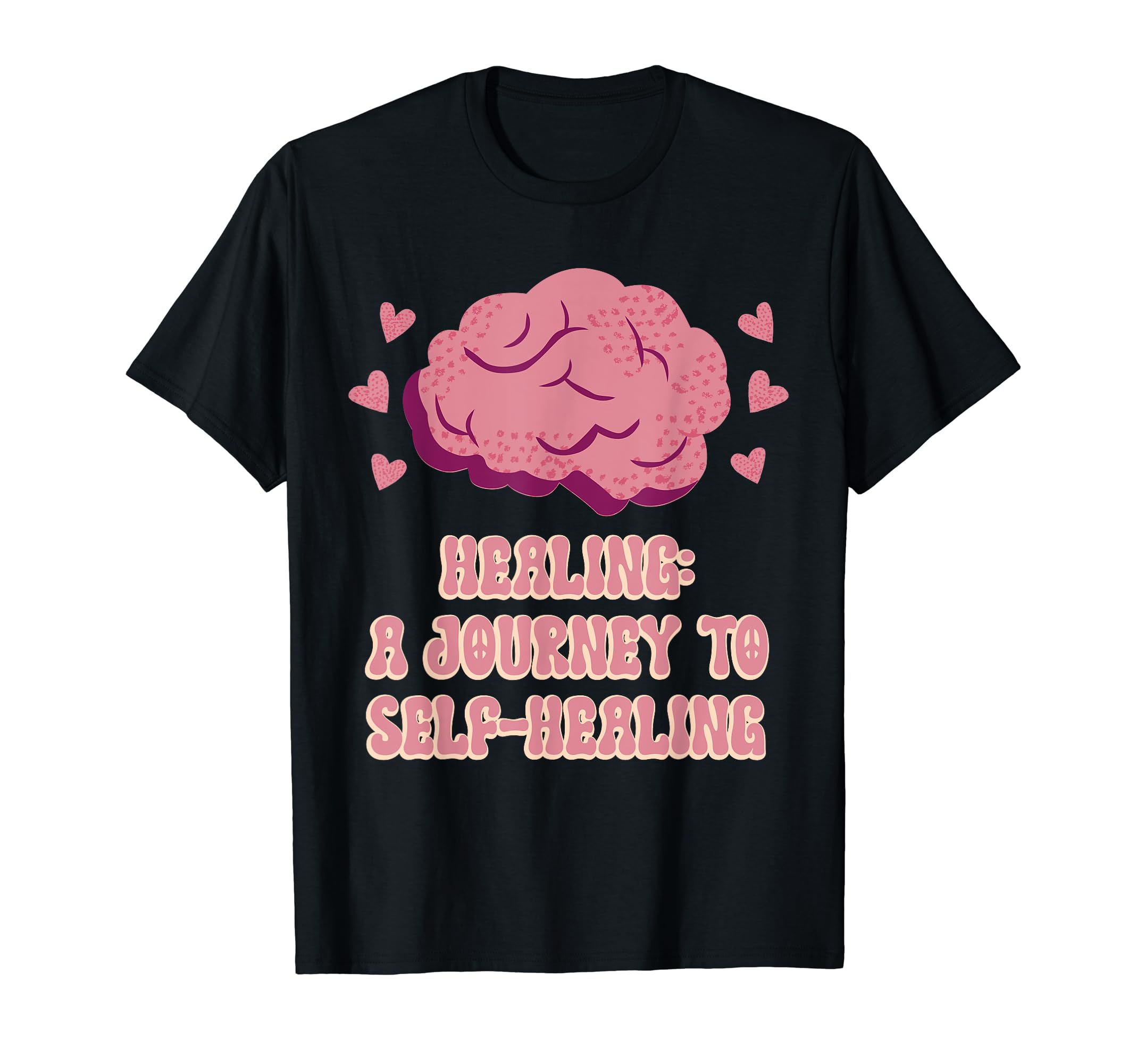 Healing Journey To Self Healing Mental T-Shirt - Aesthetic Graphic Unisex - T-Shirt, Sweatshirt, Hoodie