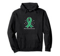 Green Ribbon Mental Health Hoodie - Aesthetic Graphic Men Women - T-Shirt, Sweatshirt, Hoodie