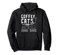 Love Reading Coffee Cats And Good Hoodie - Casual Everyday Wear for Adults - T-Shirt, Sweatshirt, Hoodie