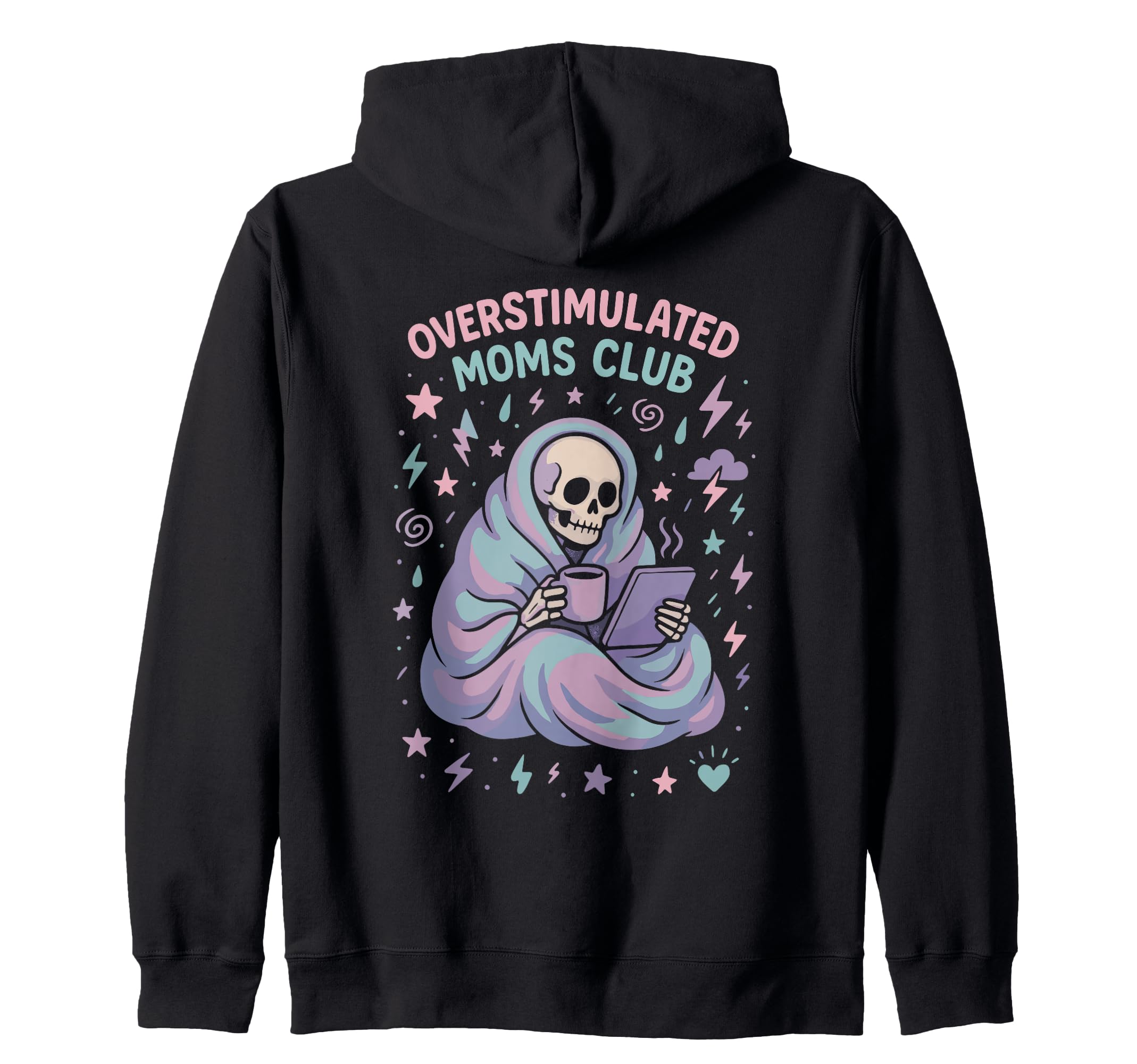 Groovy Overstimulated Moms Club Sweatshirt - Aesthetic Graphic Unisex - T-Shirt, Sweatshirt, Hoodie
