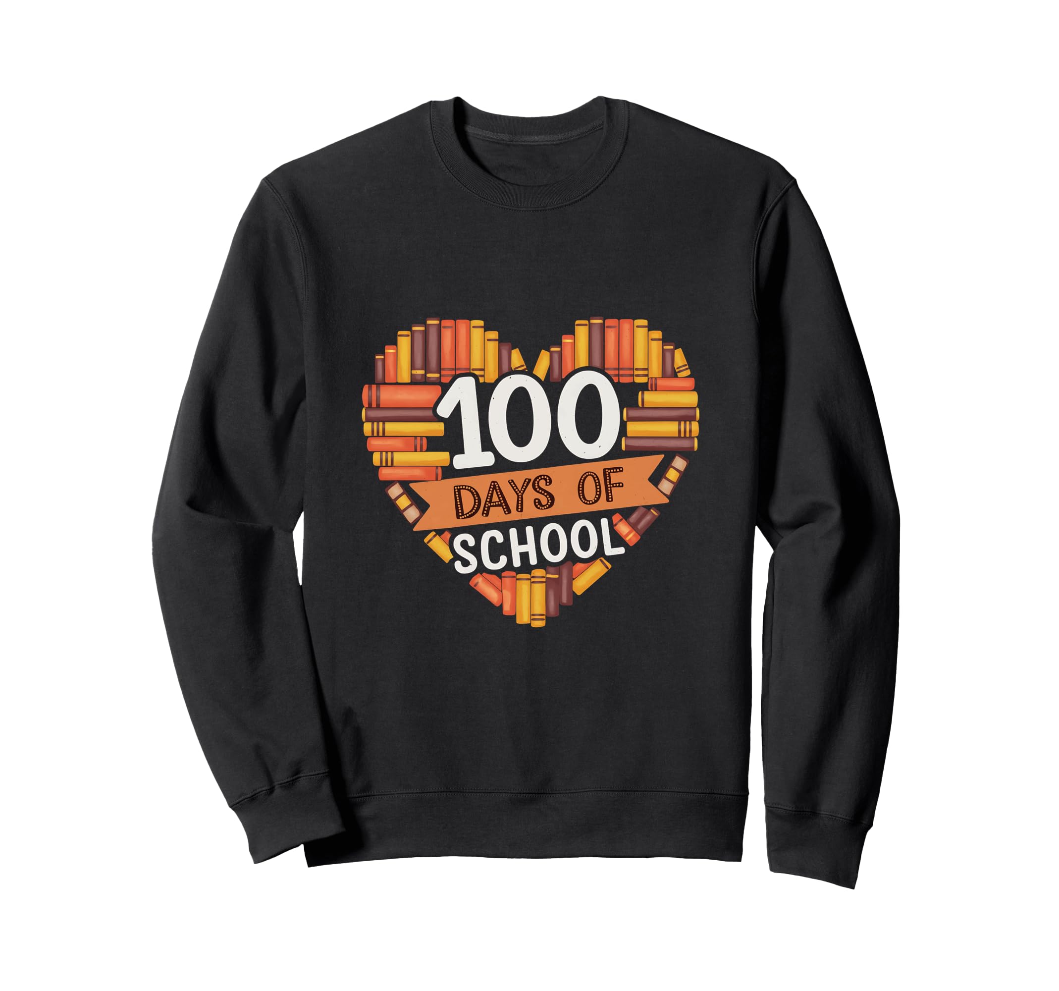 Bibliophile 100 Days School Book Sweatshirt - Fun Novelty Design Men Women - T-Shirt, Sweatshirt, Hoodie