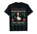 Overstimulated Yet Festive Goose Ugly T-Shirt - Trendy Graphic Men Women - T-Shirt, Sweatshirt, Hoodie