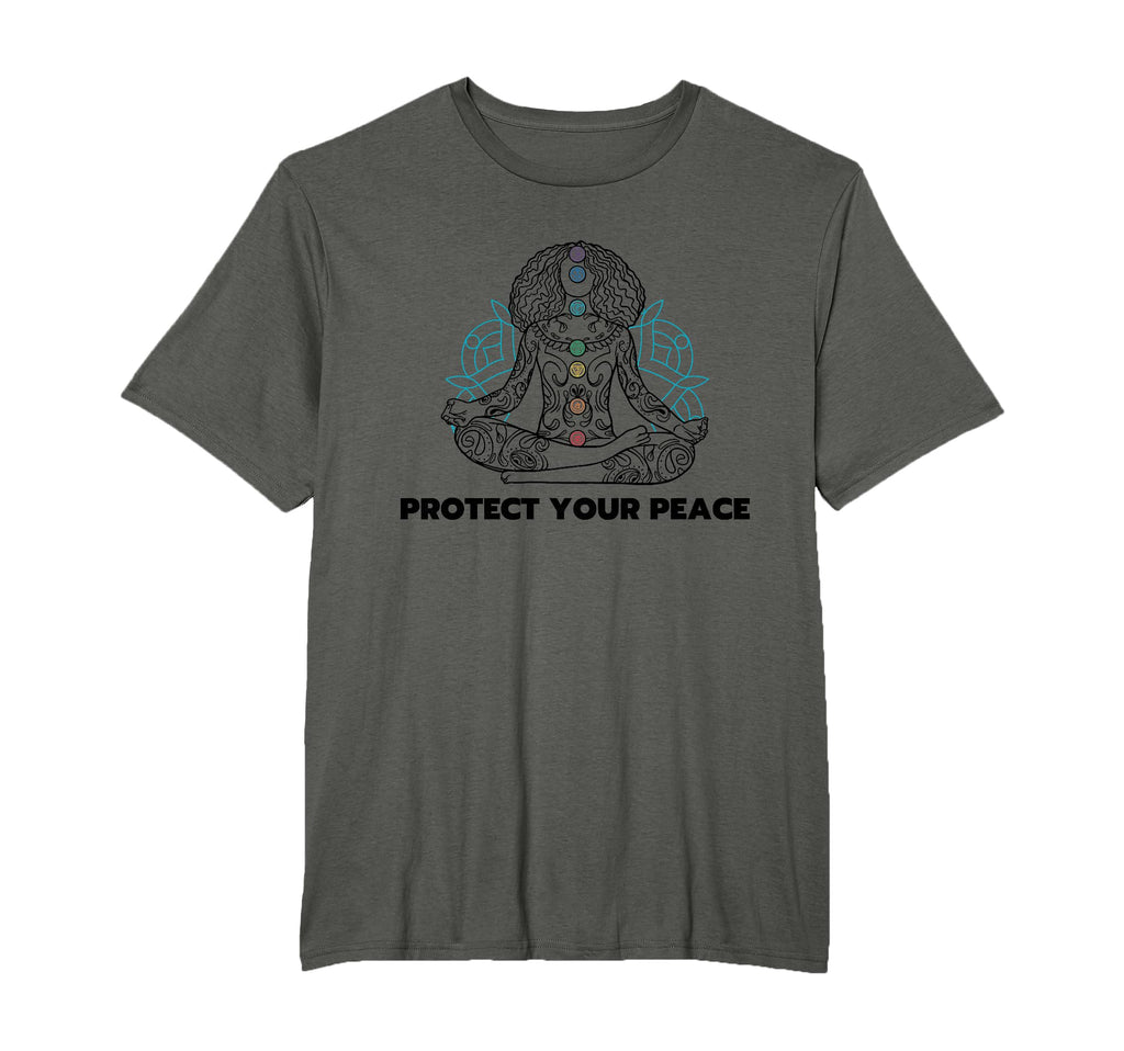 Spiritual Meditation Afro Black Self T-Shirt - Graphic Print for Adults - T-Shirt, Sweatshirt, Hoodie