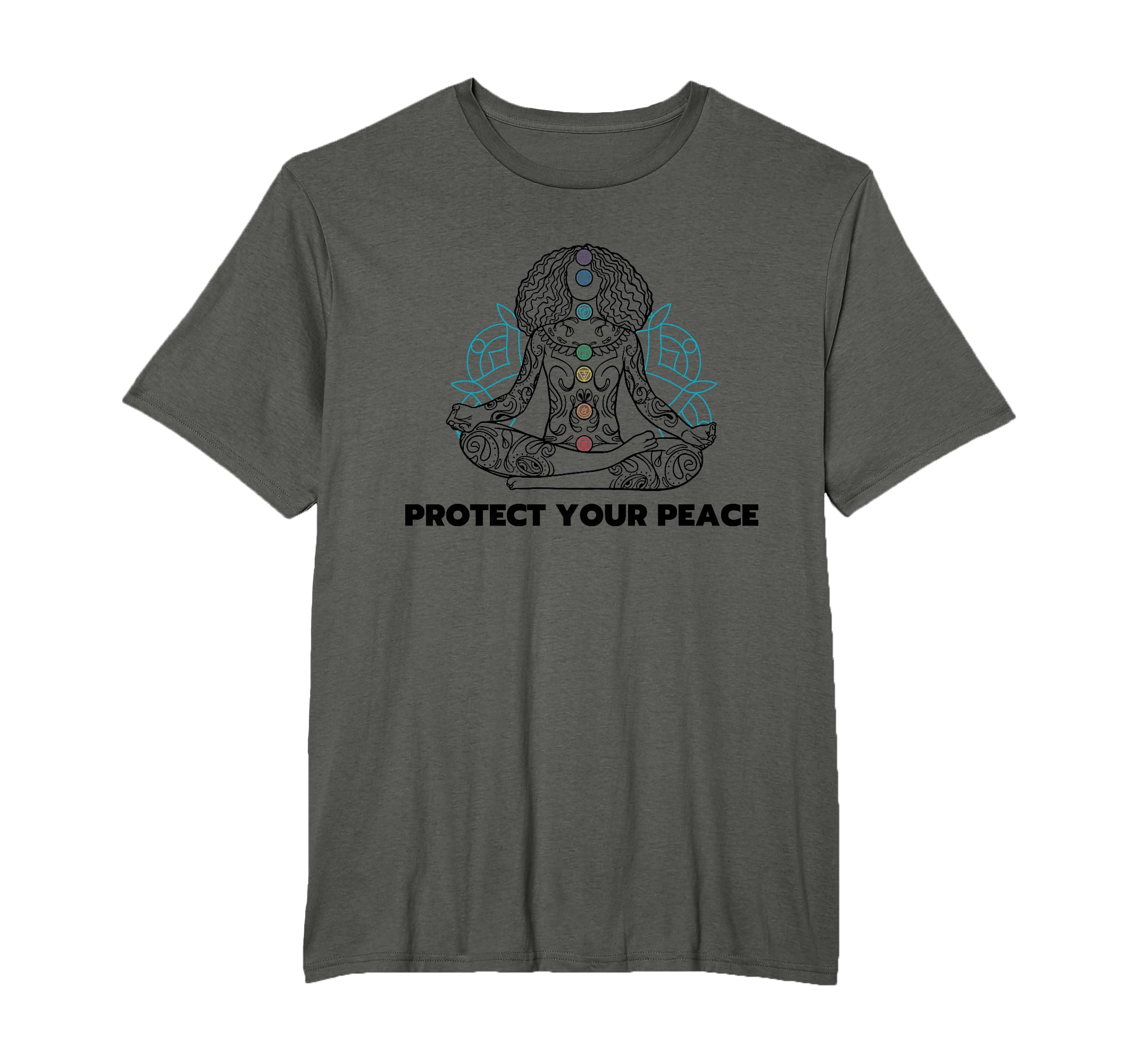 Spiritual Meditation Afro Black Self T-Shirt - Graphic Print for Adults - T-Shirt, Sweatshirt, Hoodie
