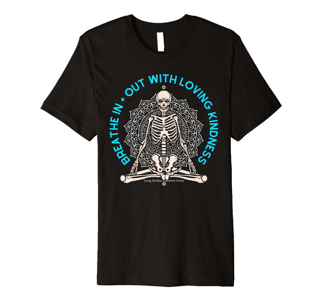 Meditate Skeleton Mindfulness Yoga T-Shirt - Streetwear Style for Adults - T-Shirt, Sweatshirt, Hoodie