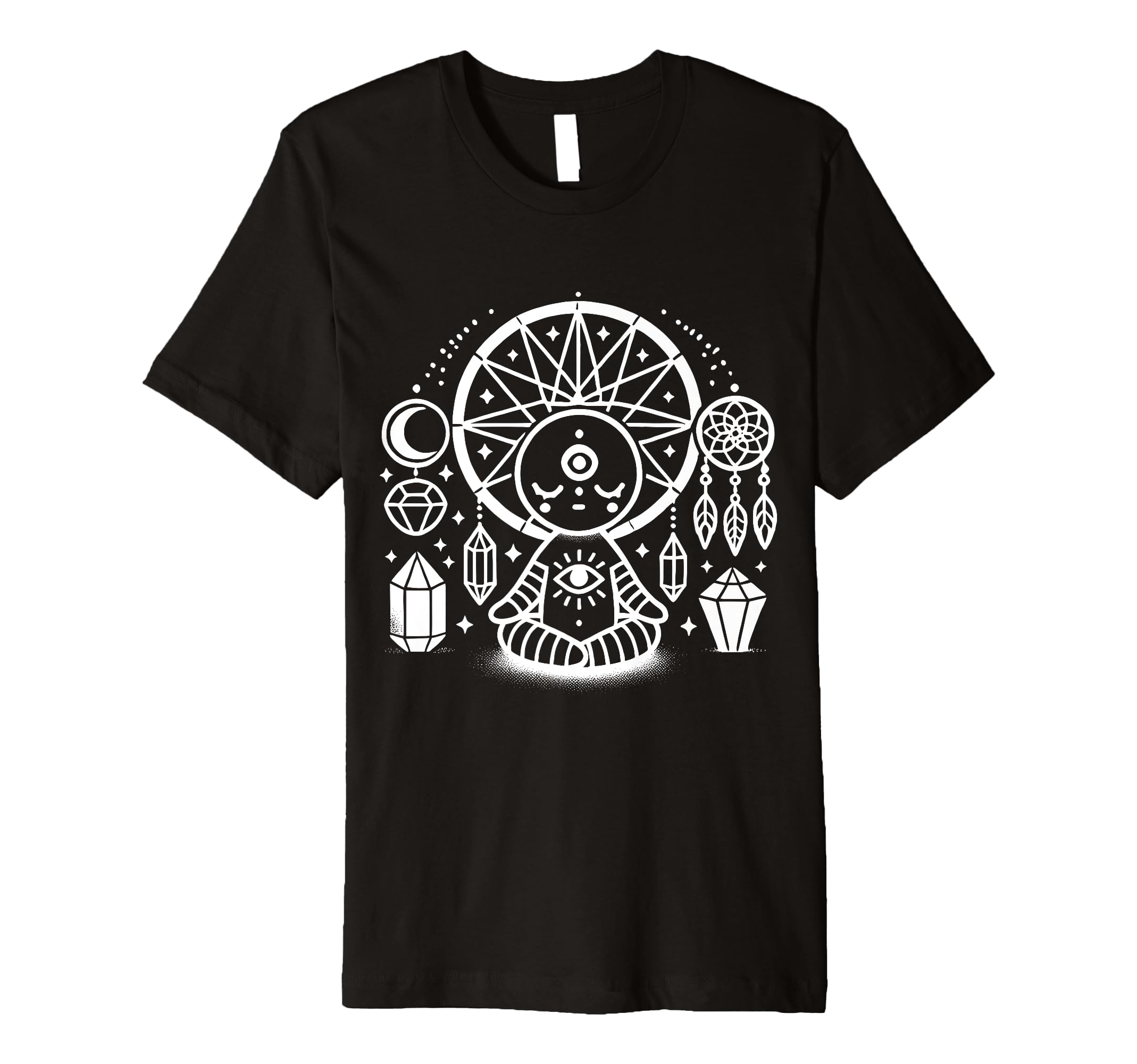 Yoga Third Eye Zen Blissful Meditation T-Shirt - Trendy Graphic Unisex - T-Shirt, Sweatshirt, Hoodie