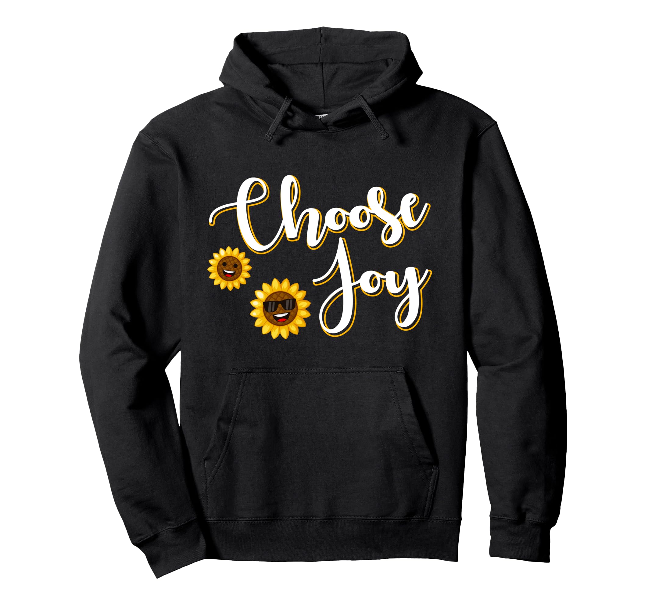 Sunflowers Choose Joy Funny Flower Power Hoodie - Aesthetic Graphic Unisex - T-Shirt, Sweatshirt, Hoodie