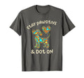 Kawaii Dog Stay Pawsitive Dot Day T-Shirt - Aesthetic Graphic for Adults - T-Shirt, Sweatshirt, Hoodie