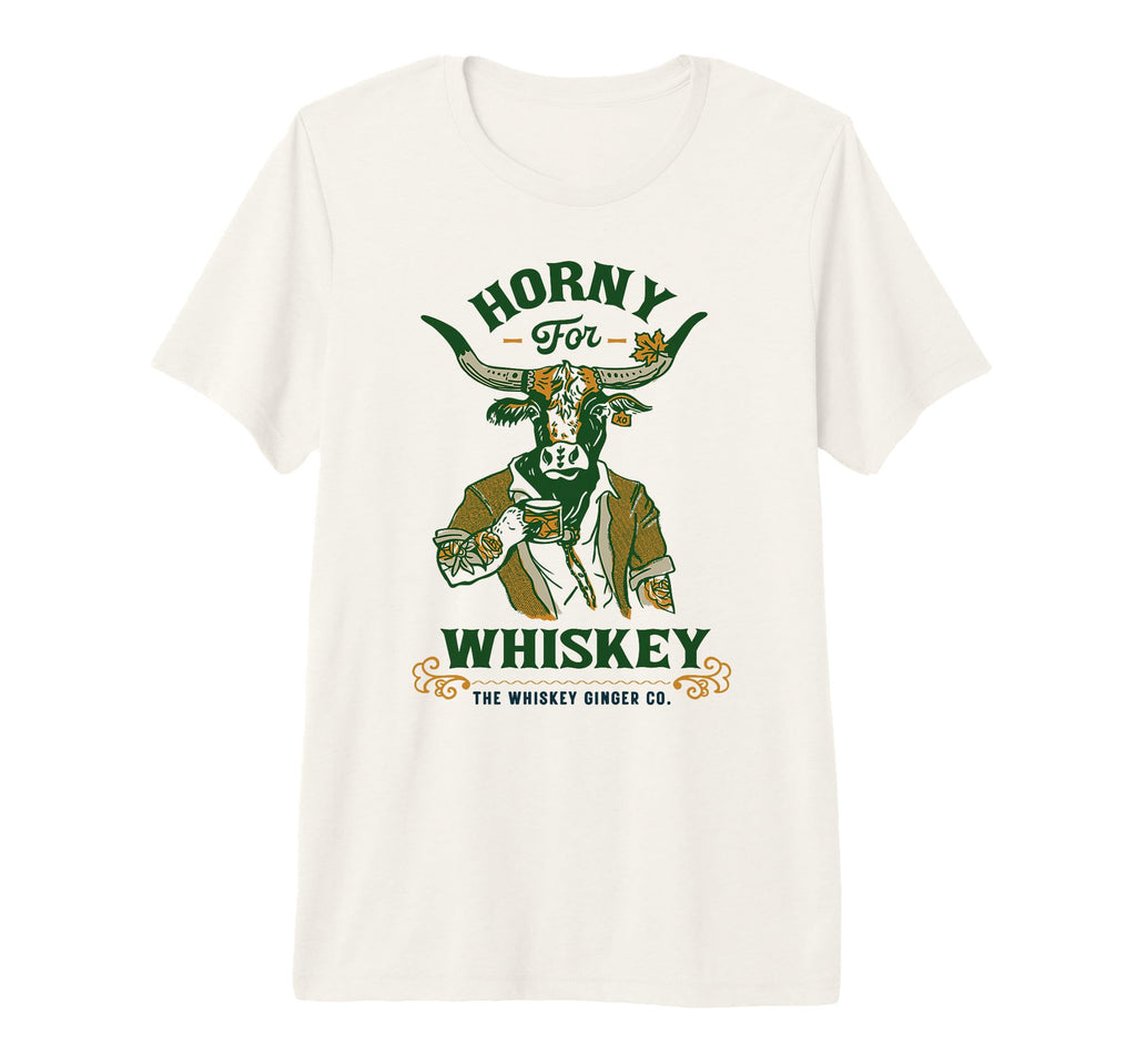 Horny Whiskey Bull Spicy Romance T-Shirt - Novelty Apparel Men Women - T-Shirt, Sweatshirt, Hoodie