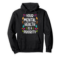 Mental Health Therapist Best Mental Hoodie - Fun Novelty Design Men Women - T-Shirt, Sweatshirt, Hoodie