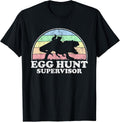 Egg Hunting Funny Dinosaur Easter Apparel Unisex T-shirt, Sweatshirt, Hoodie, Long Sleeve Tee - T-Shirt, Sweatshirt, Hoodie