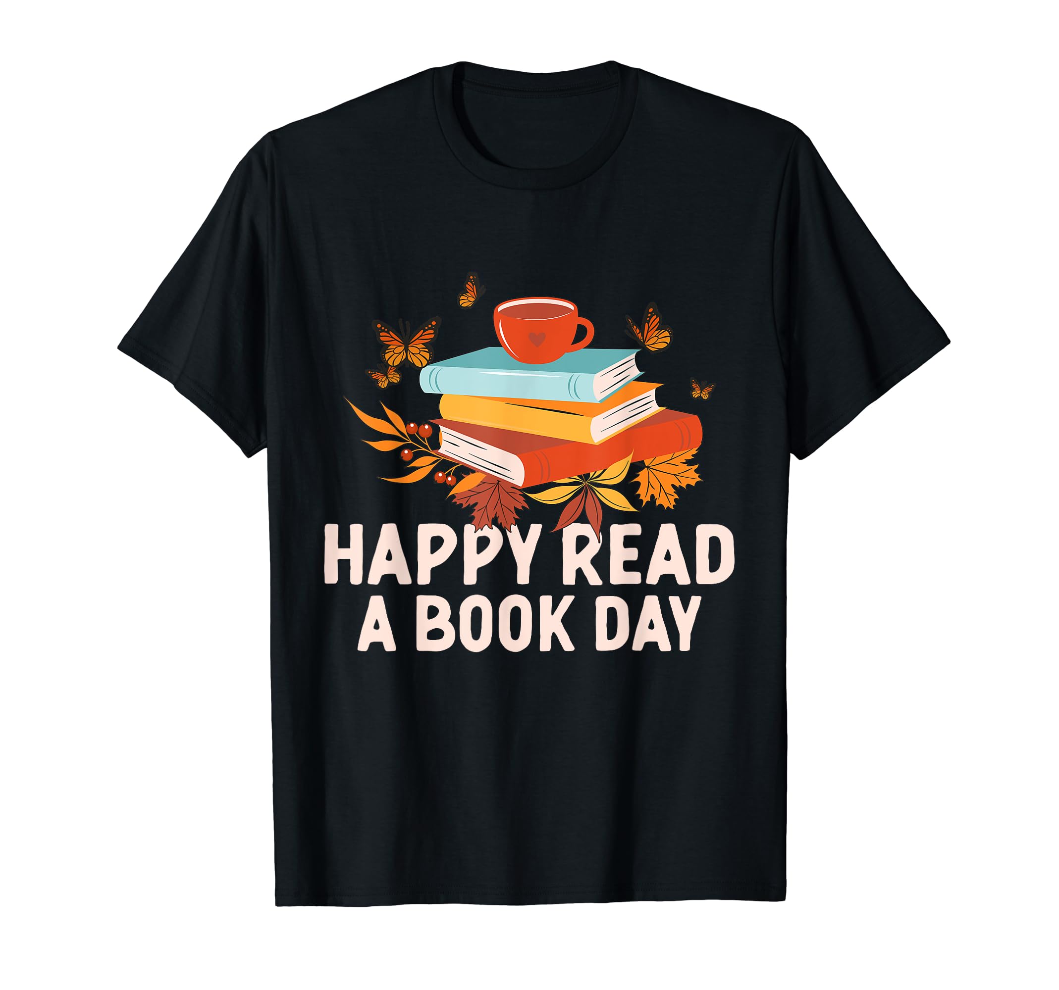 Happy Read Book Day Introvert Book T-Shirt - Custom Art Print for Adults - T-Shirt, Sweatshirt, Hoodie