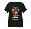 Bookworm Dragon Fantasy Book T-Shirt - Casual Everyday Wear Men Women - T-Shirt, Sweatshirt, Hoodie