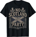 No Scotland No Party Vintage Design for Scottish Fans T-Shirt Unisex T-shirt, Sweatshirt, Hoodie, Long Sleeve Tee - T-Shirt, Sweatshirt, Hoodie